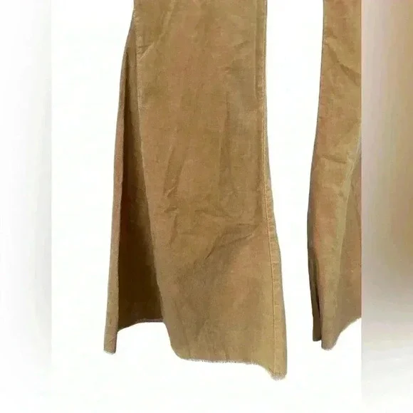 Skylar + Madison women’s mustard yellow corduroy wide leg pants wide waist - Picture 4 of 6